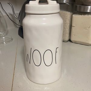 Rae Dunn Woof Dog Canister